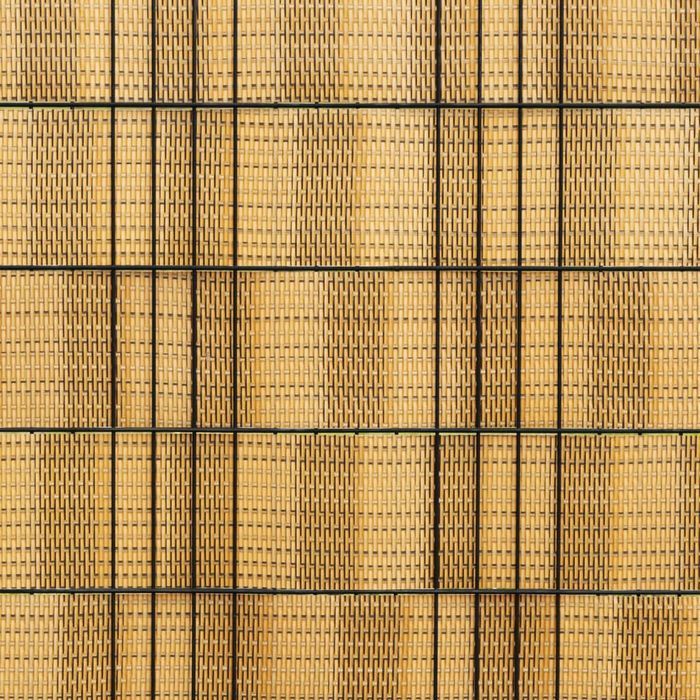 vidaXL Parawany balkonowe, 10 szt., jasnobrązowe, 255x19 cm, rattan PE