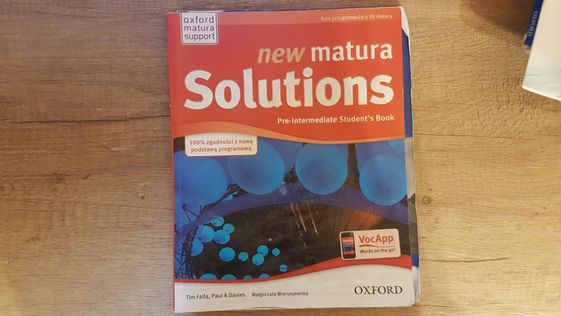 New Matura Solutions Student's book