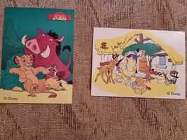 2 pocztówki Disney z początku lat 90