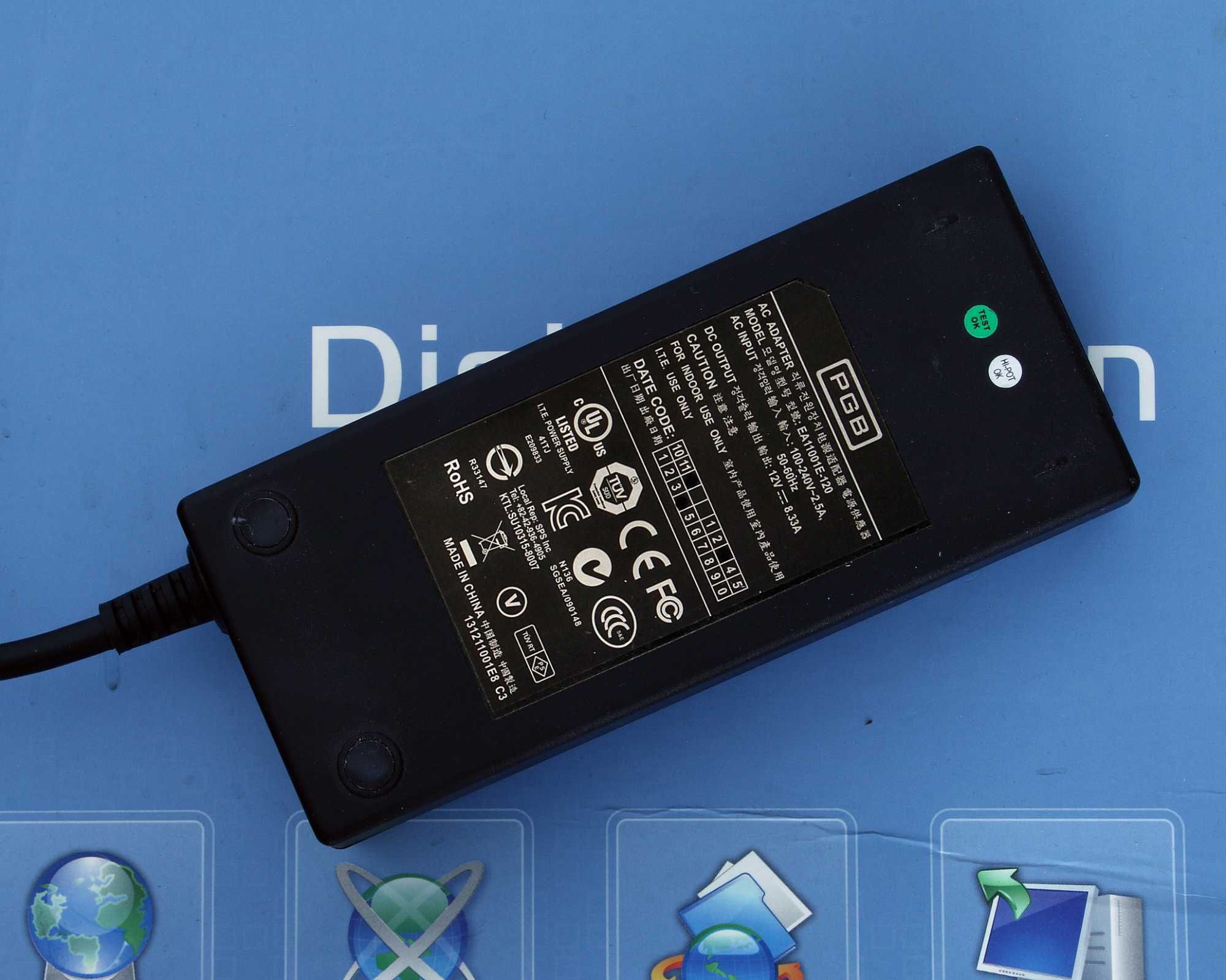 Zasilacz Synology 12V 8,33A 100W 4piny DS4xx DS9xx ORYGINALNY PGB