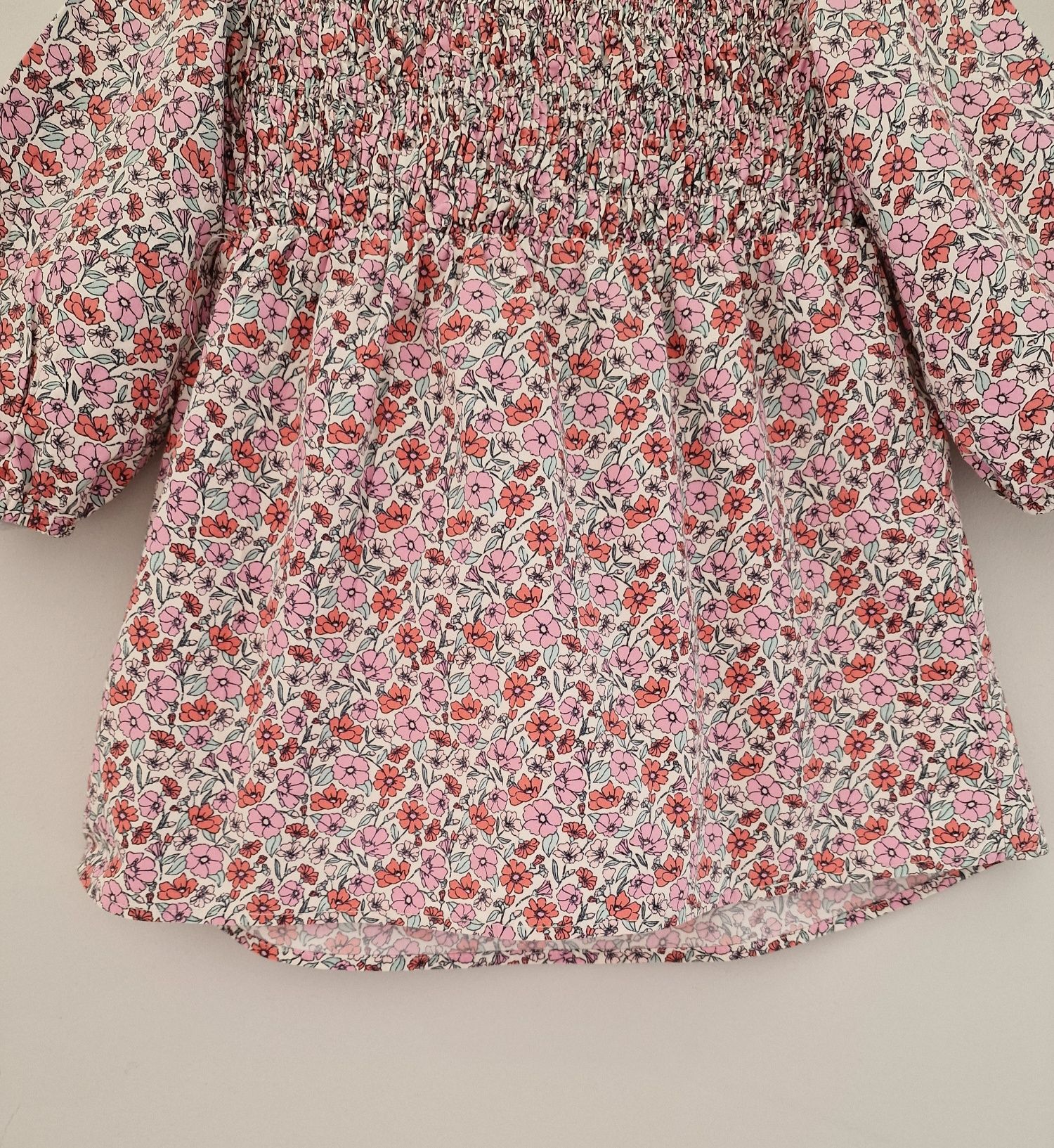 Sukienka w kwiatuszki Zara roz 98cm