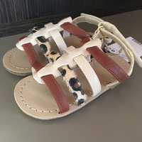Mango baby 22 piękne nowe sandałki dla dziewczynki paski animal jungle