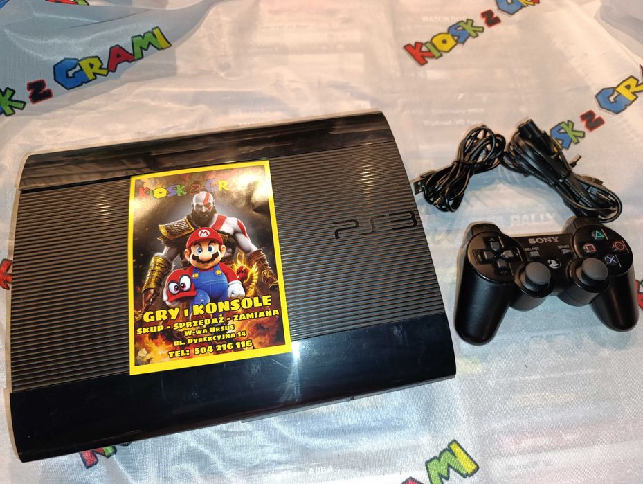Konsola PS3 Super Slim 320GB + oryginalny pad / wszystko sprawne