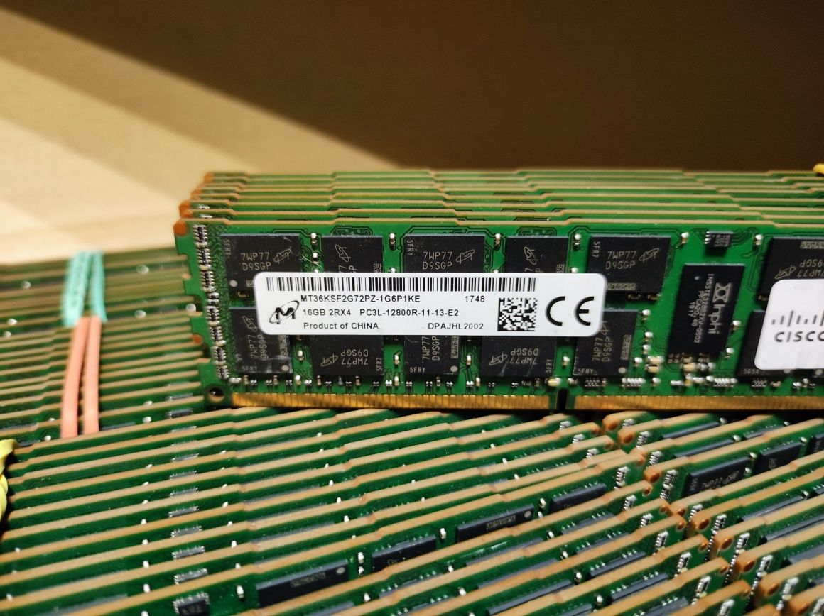 Sale! ОЗУ RAM DDR3 16Gb ECC Registered Samsung/Mikron PC12800 1600Мгц