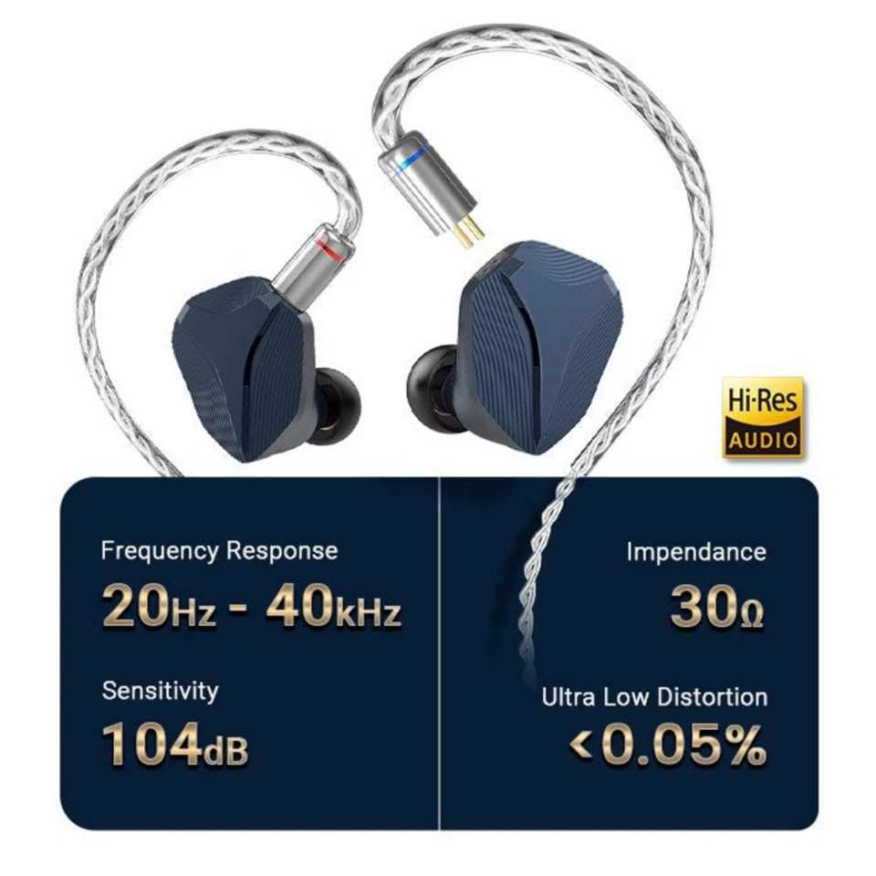 ⇒ Hidizs MP145 (3.5/4.4) - планарные наушники с драйвером на 14.5 мм