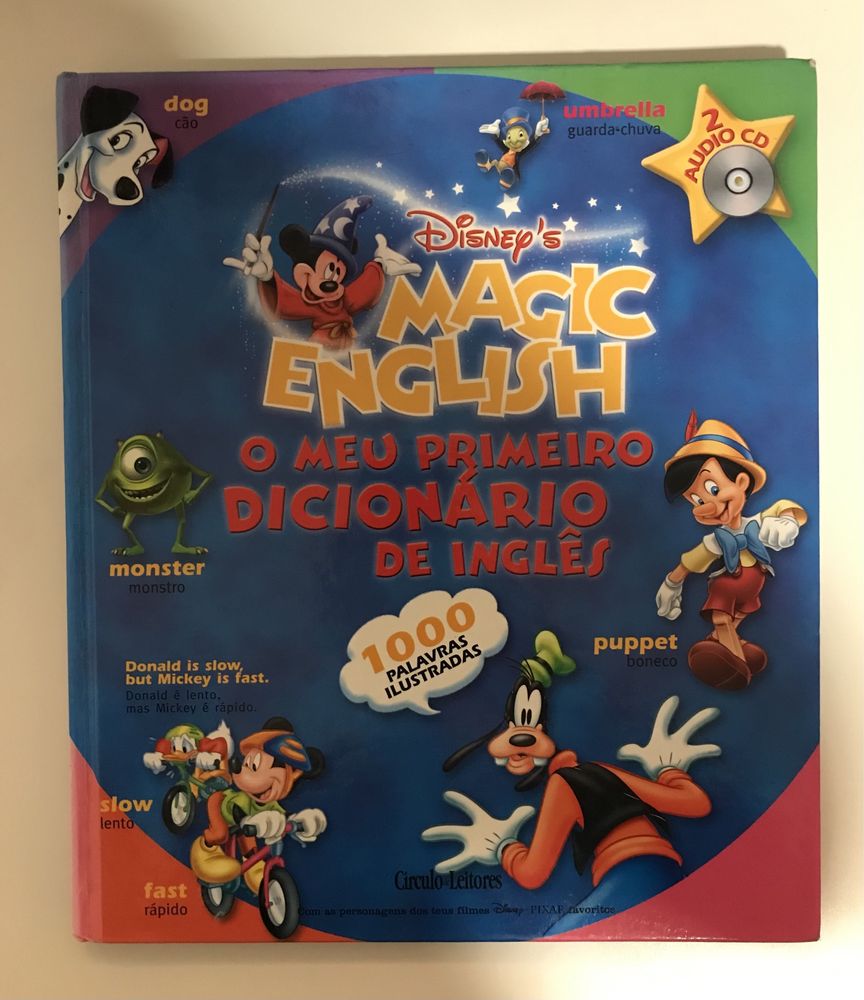 Dicionário de Inglês infantil ilustrado, da Disney! Para Crianças