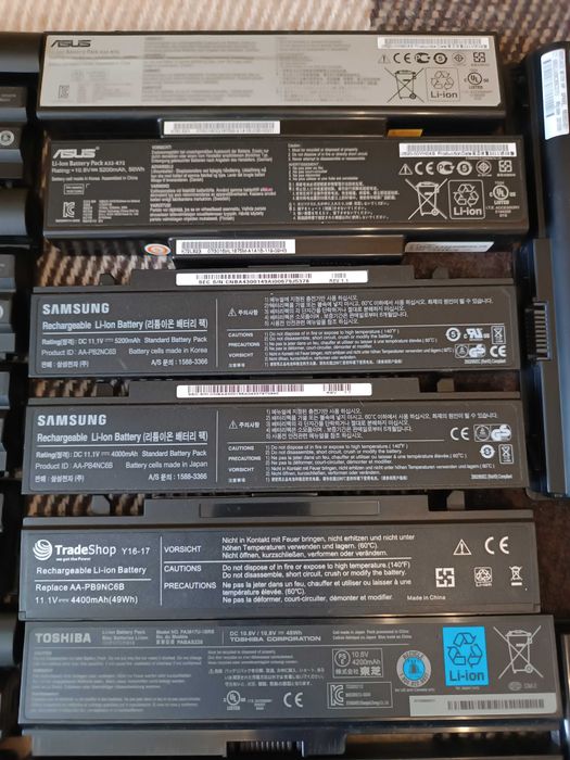 Аккумулятор батарея для ноутбуков