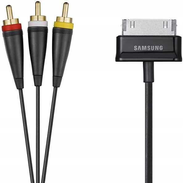 Nowy oryginalny kabel Samsung Galaxy Tab 2 kompozytowy CINCH RCA TVOut