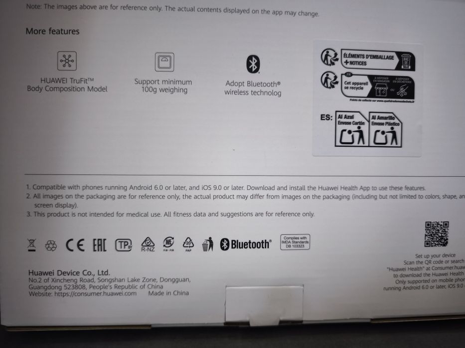 Balança HUAWEI Scale 3 Bluetooth Edition