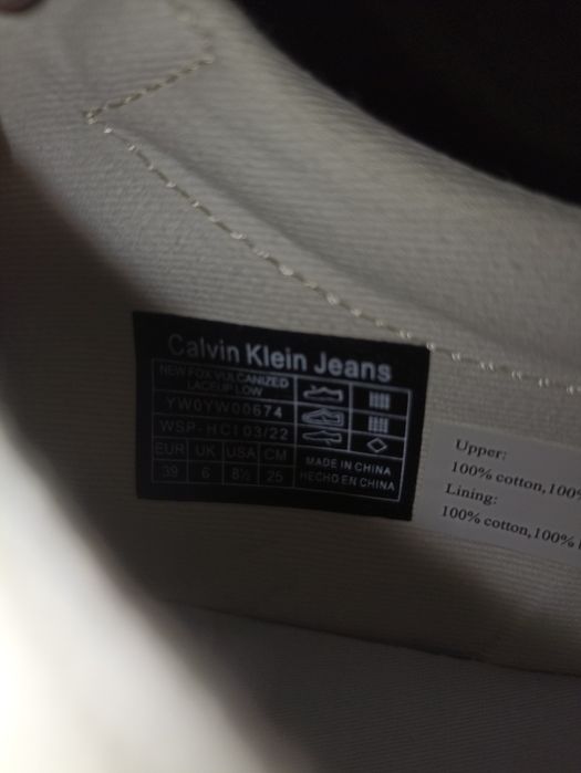 Sneakersy, trampki damskie Calvin Klein rozmiar 39 i 40