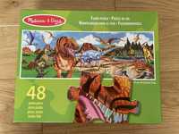 Melissa & Doug puzzle podłogowe dinozaury
