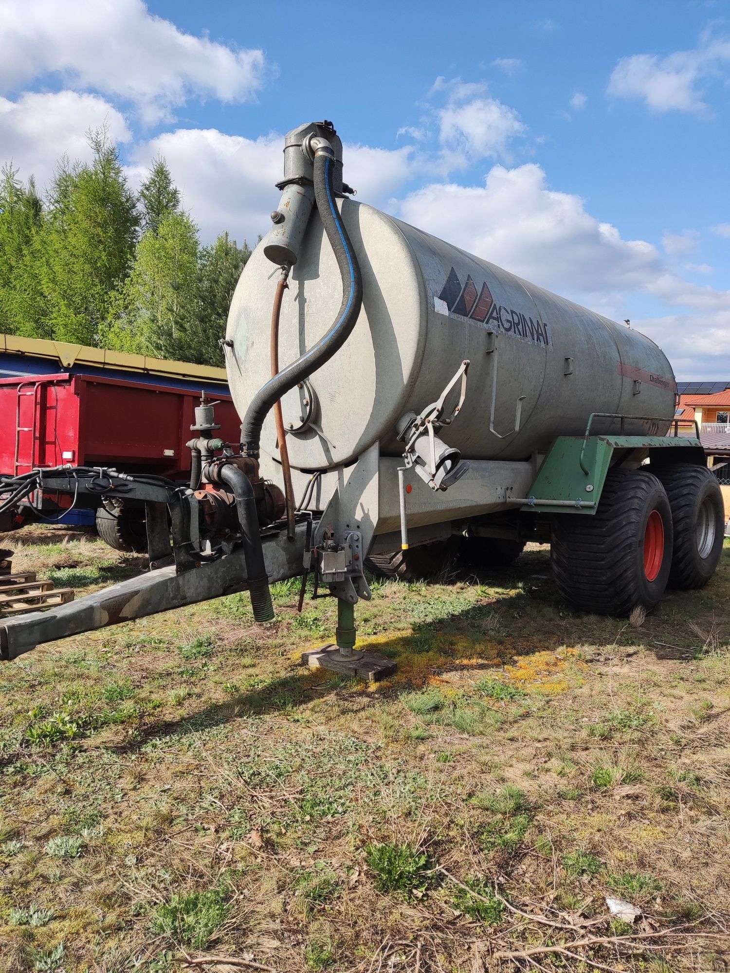 Beczkowóz agrimat 12000 litrów beczka asenizacyjna szambiarka 14000