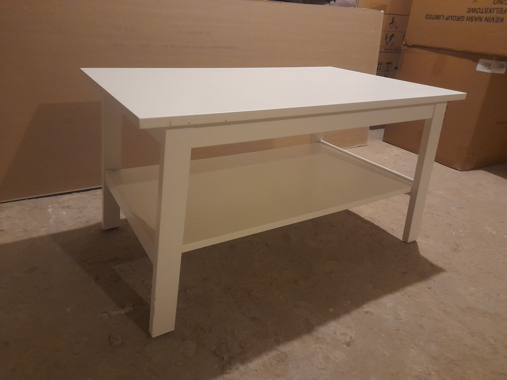 Ikea Lunnarp stolik kawowy, biały