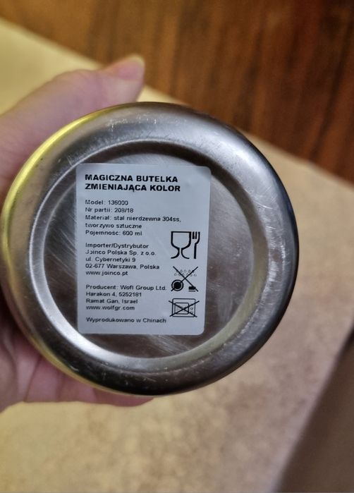Bidon Myszka Minnie zmieniający kolor