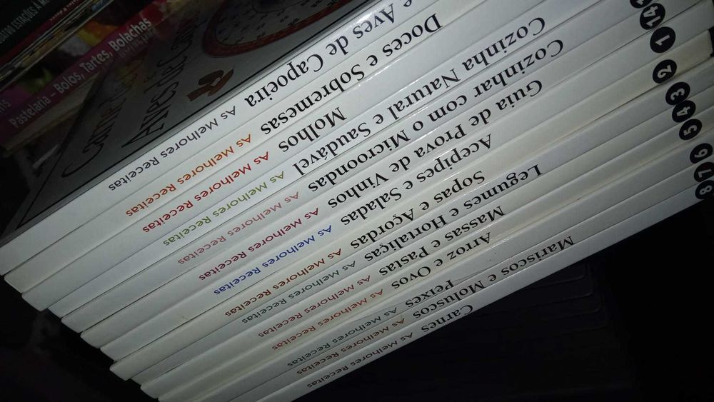 Coleção de livros "As melhores receitas"