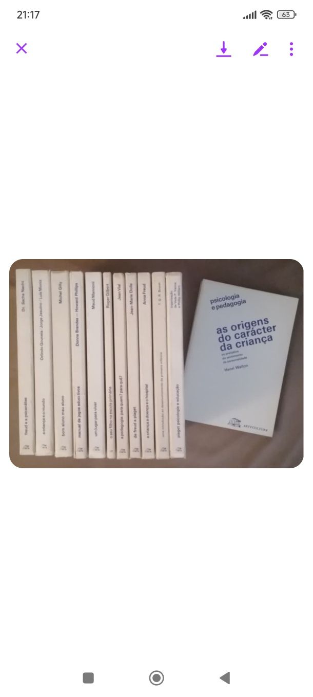 Coleções de livros Saúde e Psicologia infantil