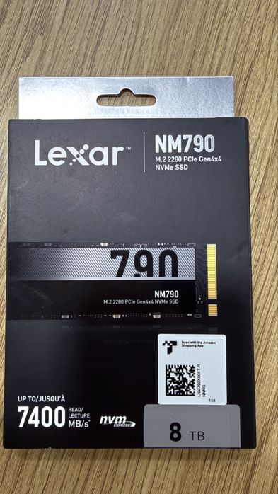 8tb SSD Lexar NM790 (LNM790X008T-RNNNG) 8tb ssd 8тб ссд