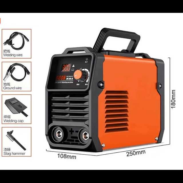 F1306 máquina soldar inverter 300A com cabos - super preço