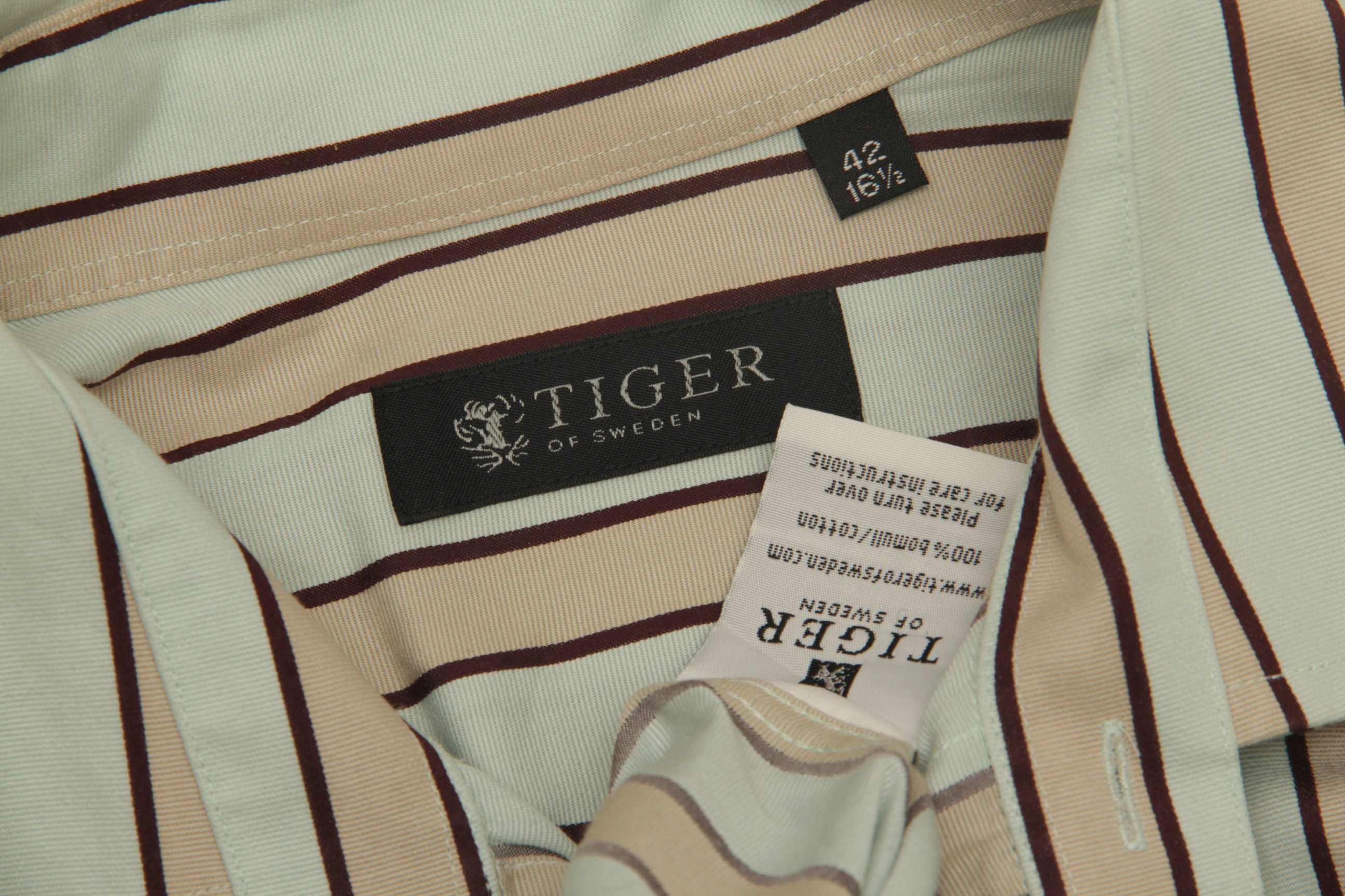 Tiger Of Sweden рр 42 16 1/2 M-L  рубашка из хлопка скандинавия