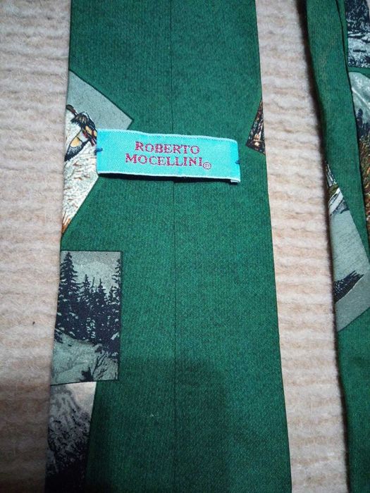 krawat myśliwski Roberto Mocellini