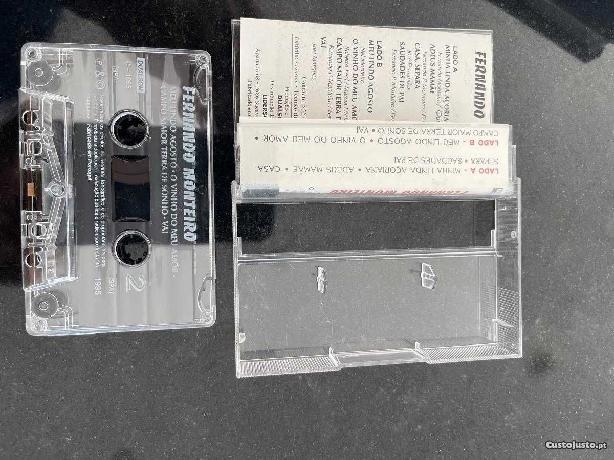 Cassette Musica Popular Portuguesa Fernando Monteiro "ADEUS MÃE"