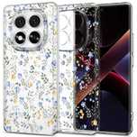 Etui Tech-Protect kwiaty do Xiaomi Redmi Note 14 pro 5g/Poco x7 5g