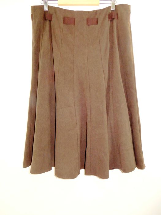 Spódnica maxi brązowa rozkloszowana Bhs 44 XXL