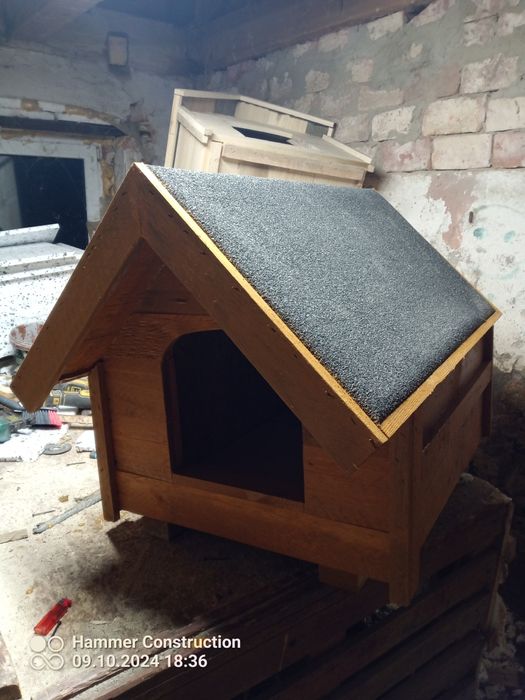 Buda dla psa ocieplana solidna zapraszam