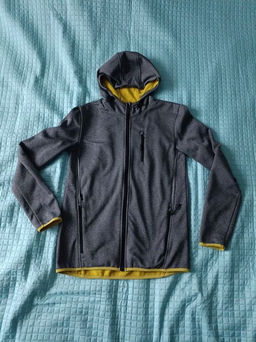 Softshell męski z kapturem