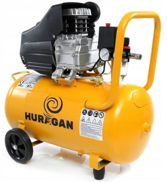 Компрессор воздушный HURAGAN 50 л масляний компресор на 50 літрів