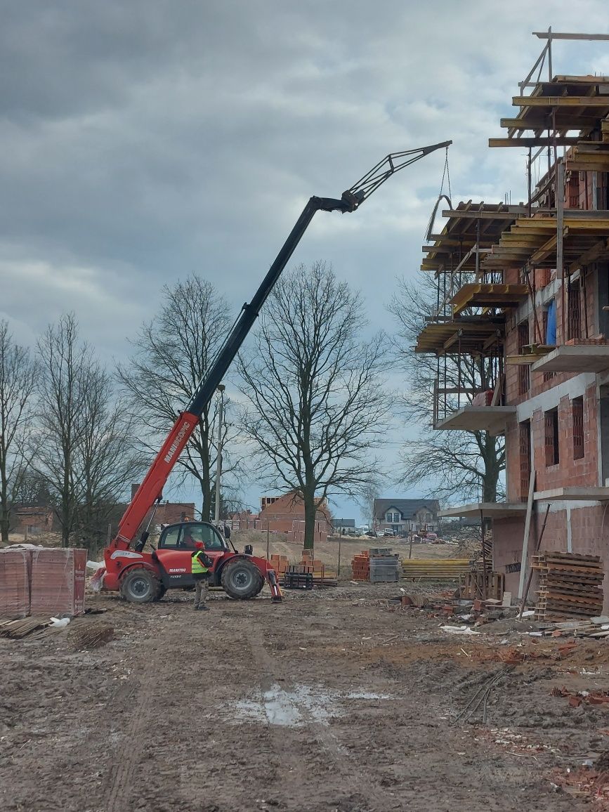 Wynajem ładowarek teleskopowych Manitou