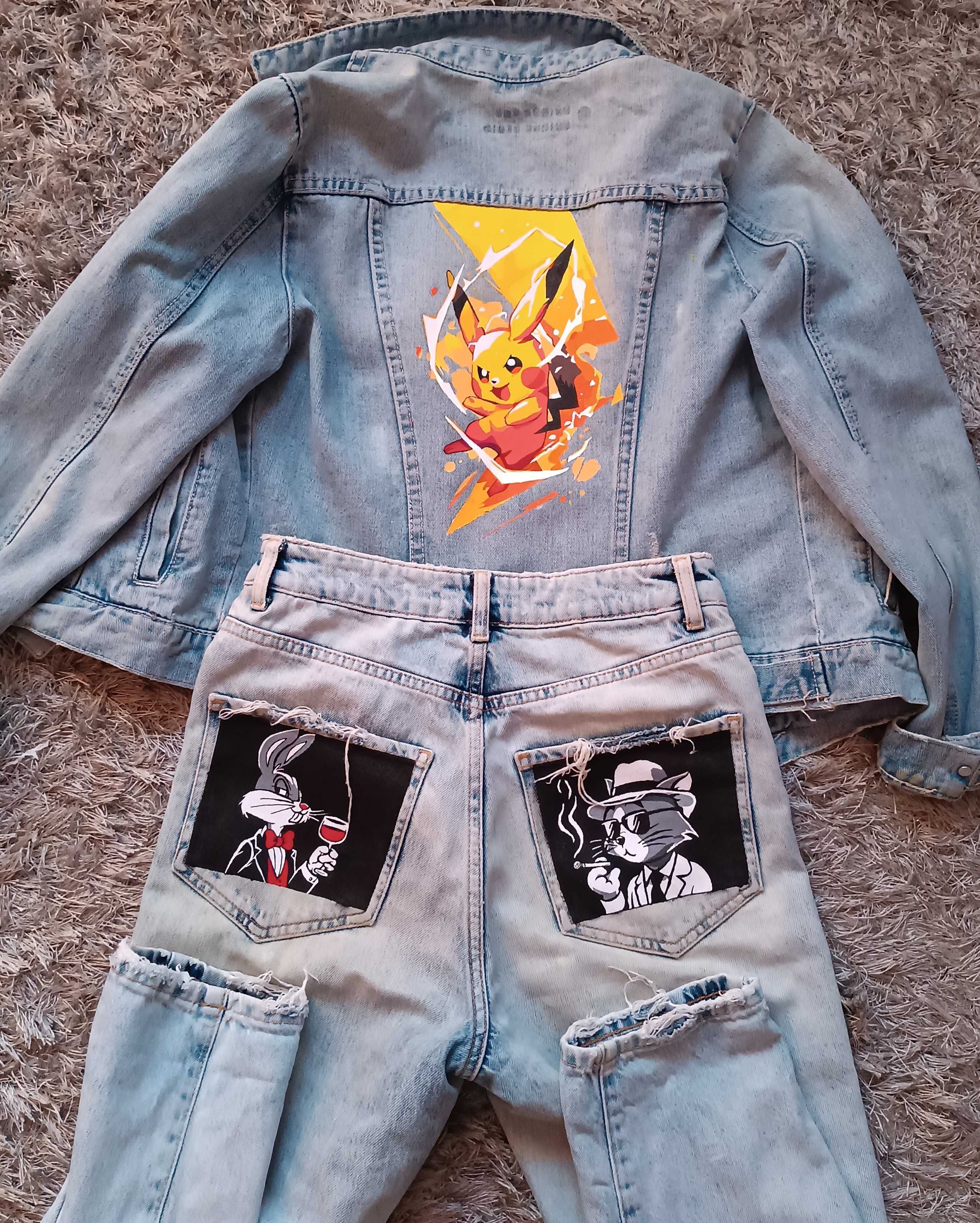Custom, ręcznie malowane katany