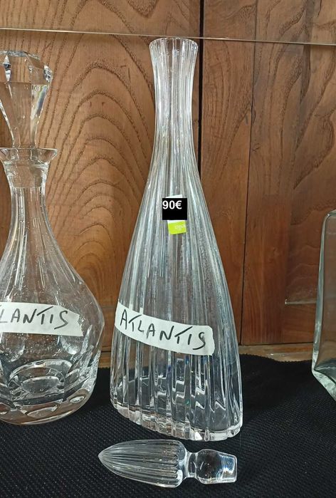Lote Garrafas Cristal Atlantis 2