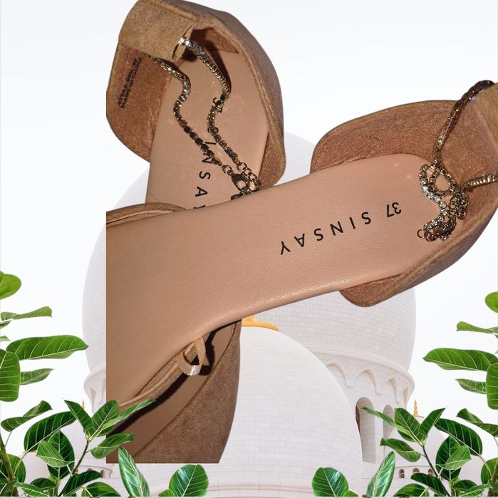 Baleriny Sinsay r. 37 zapinane wokół kostki