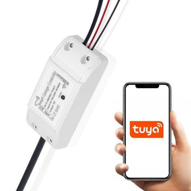 Sterownik Brama Garaż Czujnik Otwarcia Tuya Smart Wifi
