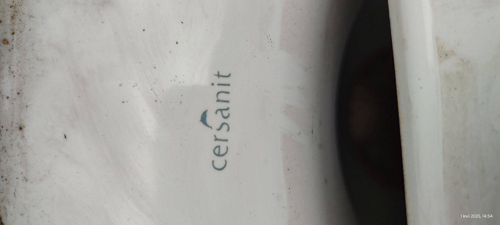 WC kompakt Cersanit z deską sedesową odpływ górny boczny