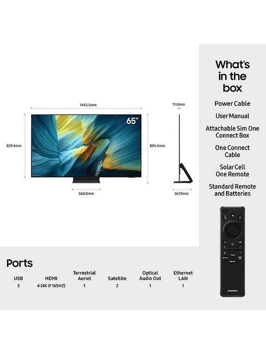 Телевізор Samsung QE65S95F