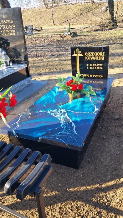 Nowoczesne Nagrobki 3099 zł z montażem Cały Kraj- Promocja.