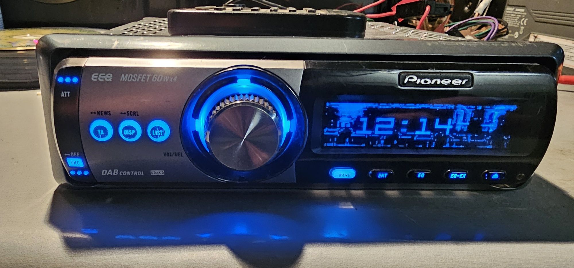 Pioneer deh-p80mp + moduł bluetooth Mega Moc 4x60 W