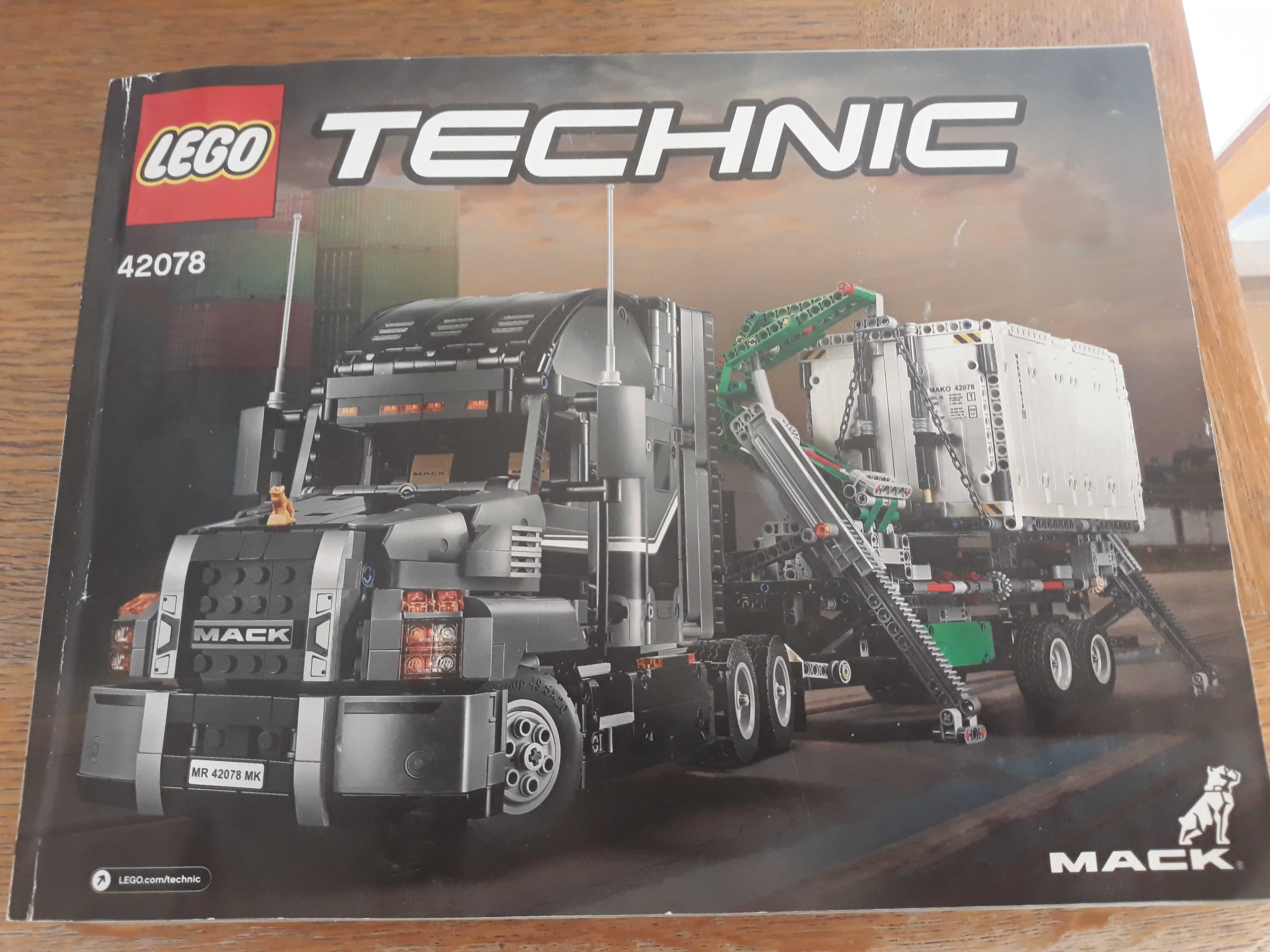 Lego Technic 42078 MACK Anthem 2 w 1 Śmieciarka