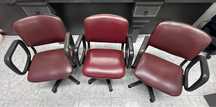 3 cadeiras corte cabeleireiro