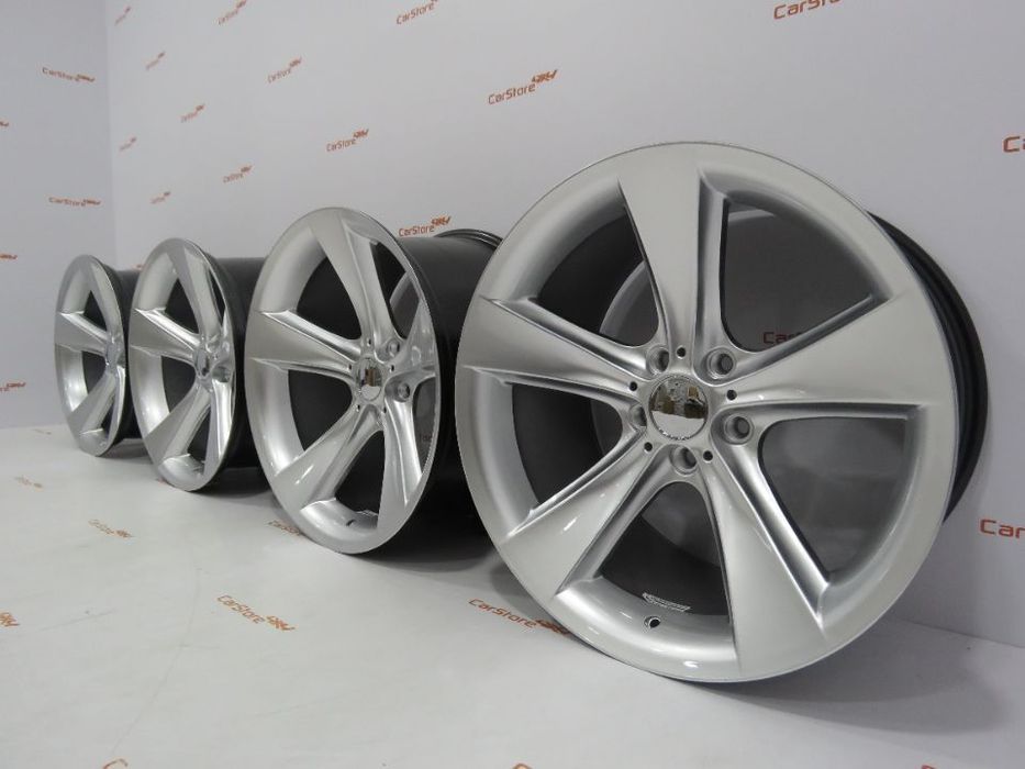 Jantes look Bmw Style 128   19'' 9 et 24 + 10 et 14 5x120 Hypersilver