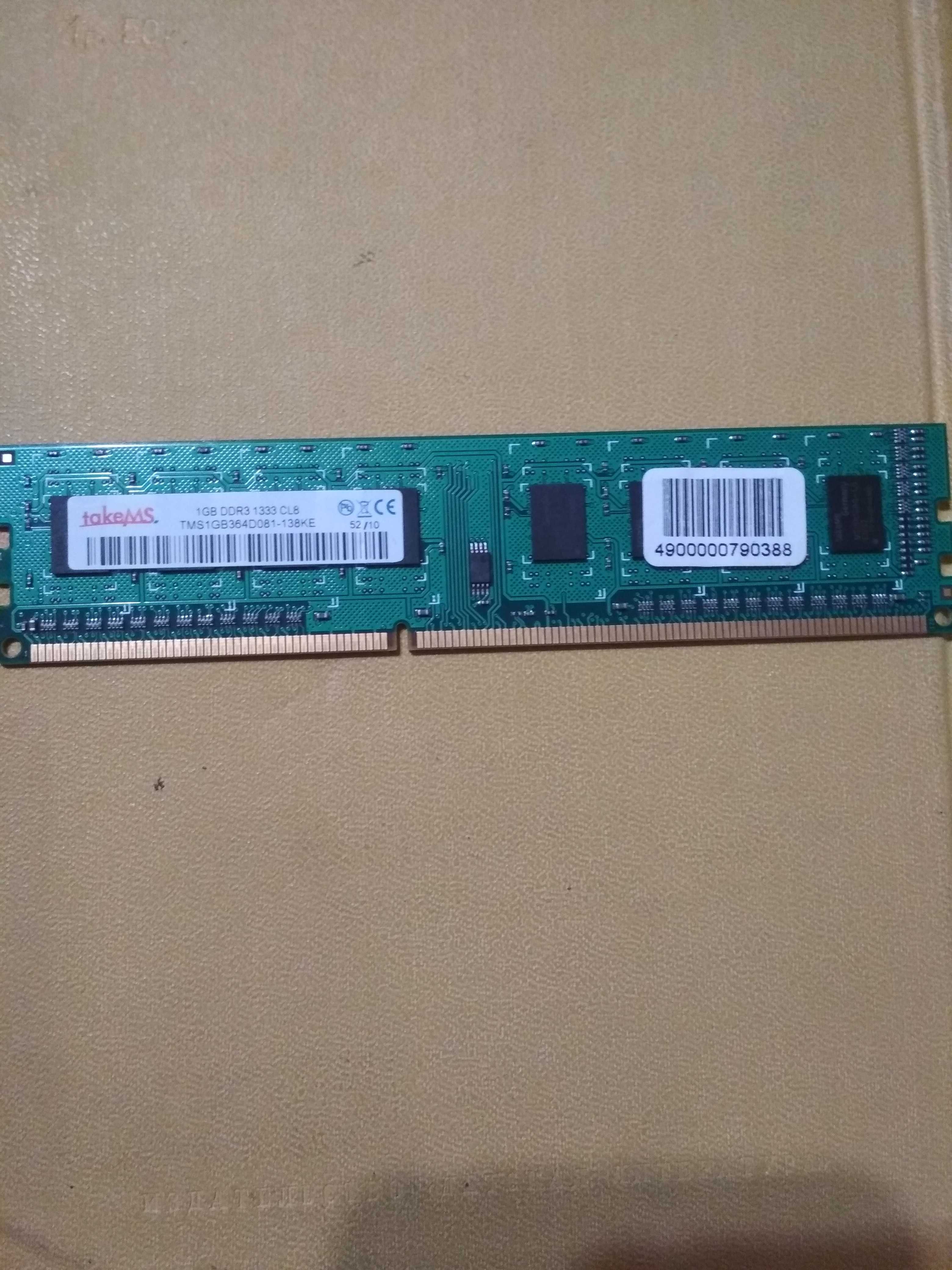 Оперативная память 1gb DDR 3 1333 CLB takeMS