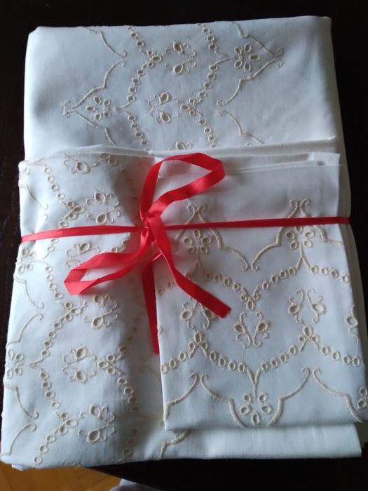 Komplet poscieli boho haft nowy