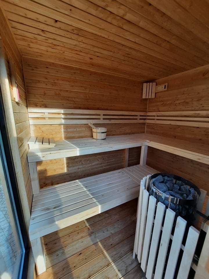 Sauna ogrodowa zewnętrzna fińska sauna SPA