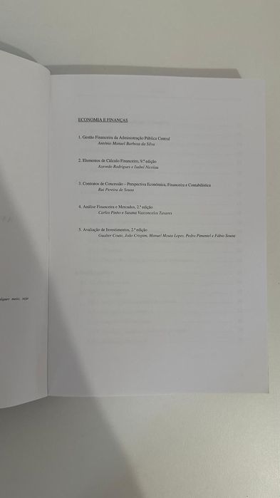 Avaliação de Investimentos - 2ªEdição - Licenciatura em Gestão