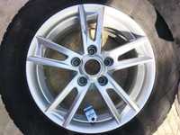 Sprzedam felgi aluminiowe VW golf, 15", z oponami zimowymi