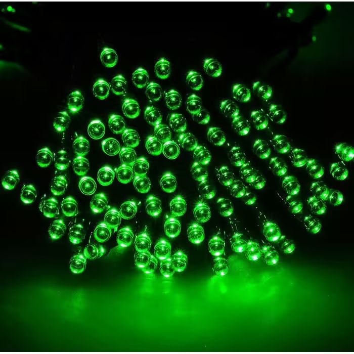 Tuokay Lampki Świąteczne LED 23m, 200 diod, 8 trybów, Zielone, IP44