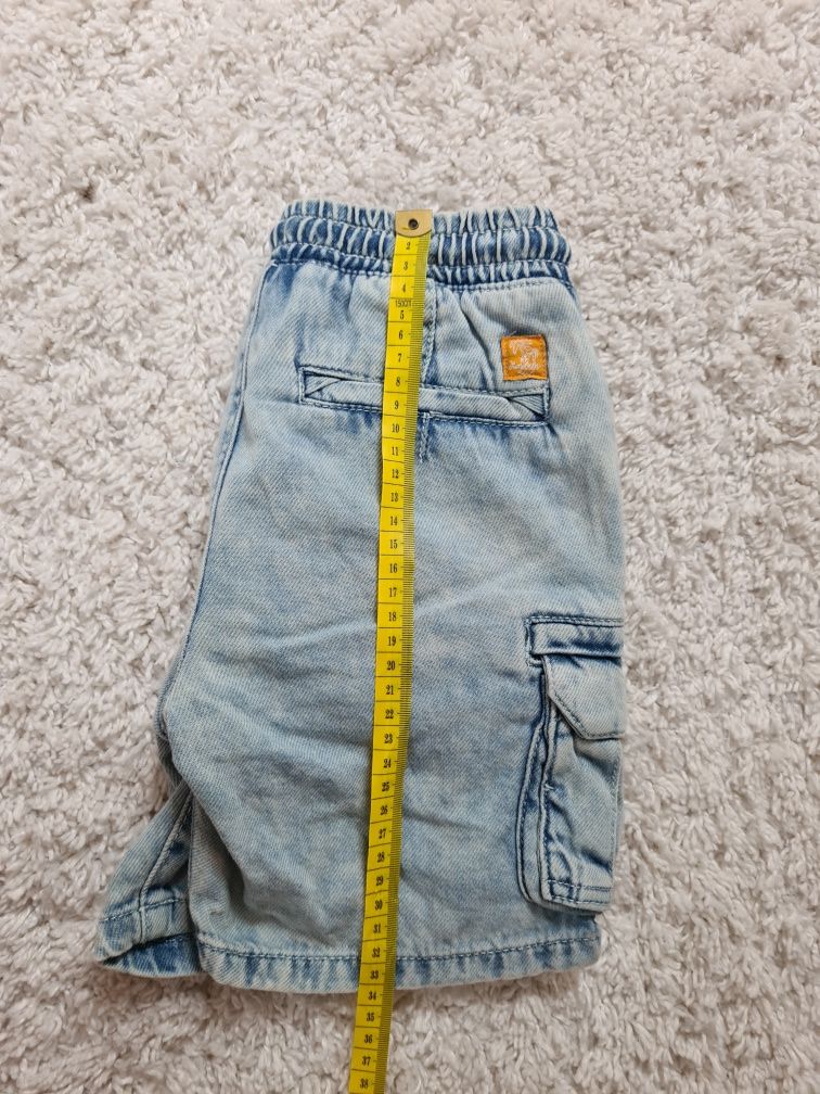 ZARA 116 nowe spodenki szorty dżinsowe kieszenie