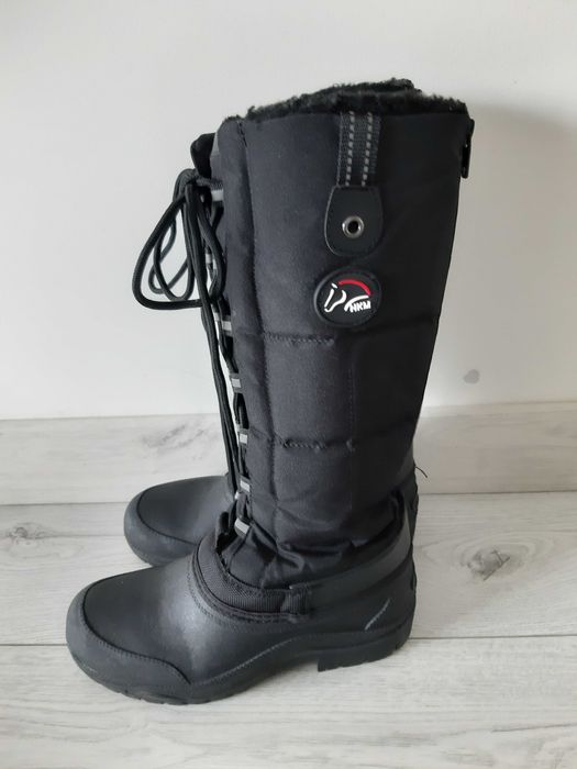 Termobuty jeździeckie ciepłe HKM Husky rozm.34 czarne